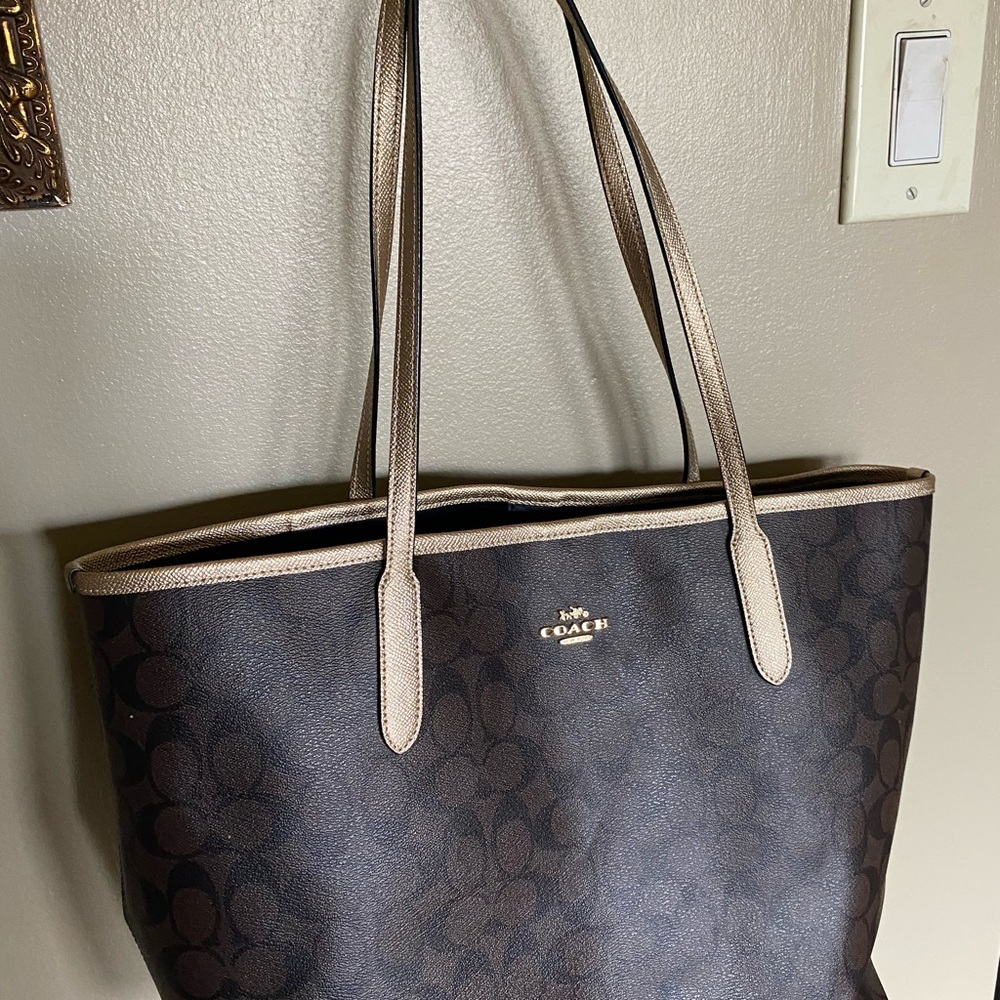 Coach Brown Tote Bag